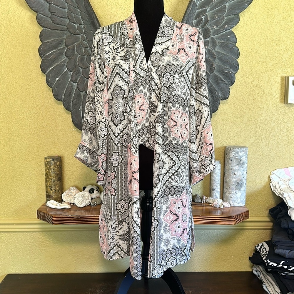 Tahari Open Front Cardigan